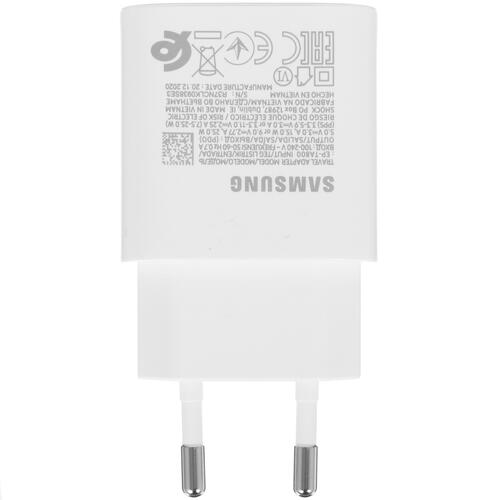 Купить Сетевое зарядное устройство Samsung EP-TA800 белый  4740665. Характеристики, отзывы и цены в Донецке