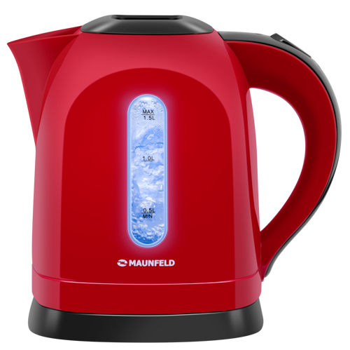 Купить Электрочайник MAUNFELD MGK-632R красный  5325036. Характеристики, отзывы и цены в Донецке