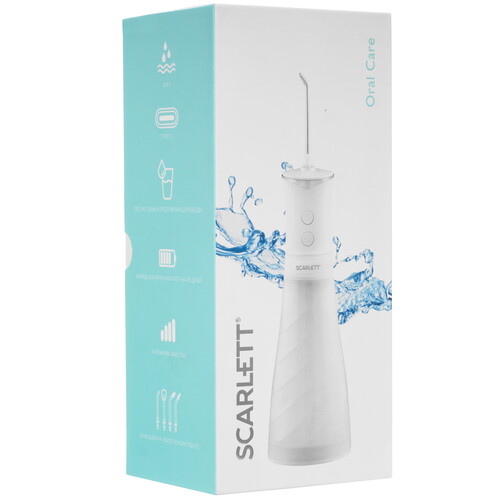 Купить Ирригатор SCARLETT SC-WF01  9220114. Характеристики, отзывы и цены в Донецке
