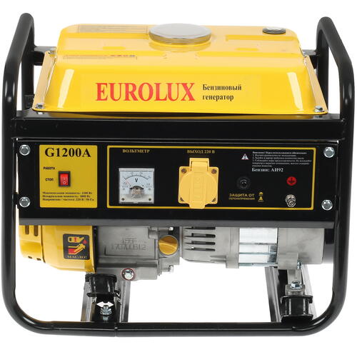 Купить Электрогенератор   бензиновый Eurolux G1200A  1173173. Характеристики, отзывы и цены в Донецке