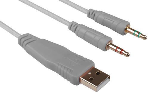 Купить Проводные наушники Defender Ghost LED белый 2025  9231068. Характеристики, отзывы и цены в Донецке