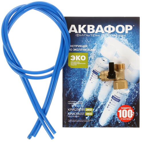 Купить Проточный питьевой фильтр Аквафор Кристалл Эко  6616267. Характеристики, отзывы и цены в Донецке