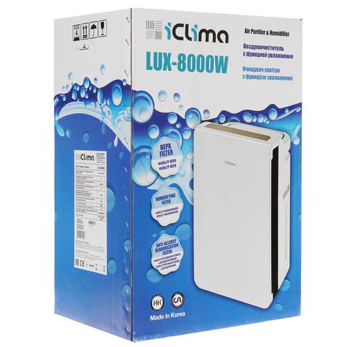 Купить Климатический комплекс iCLIMA LUX-8000W белый  5301499. Характеристики, отзывы и цены в Донецке
