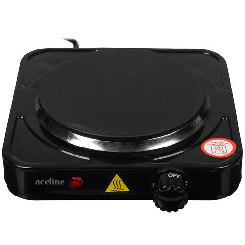Купить Плита компактная электрическая Aceline CP-010b черный  5035192. Характеристики, отзывы и цены в Донецке