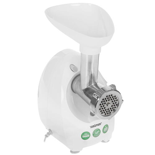 Купить Мясорубка электрическая Zelmer ZMM4080B белый  8199835. Характеристики, отзывы и цены в Донецке