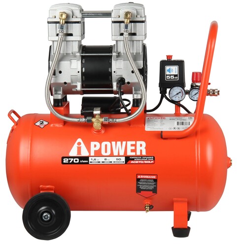Купить Компрессор поршневой безмасляный A-iPower AC270/50LF  9191228. Характеристики, отзывы и цены в Донецке
