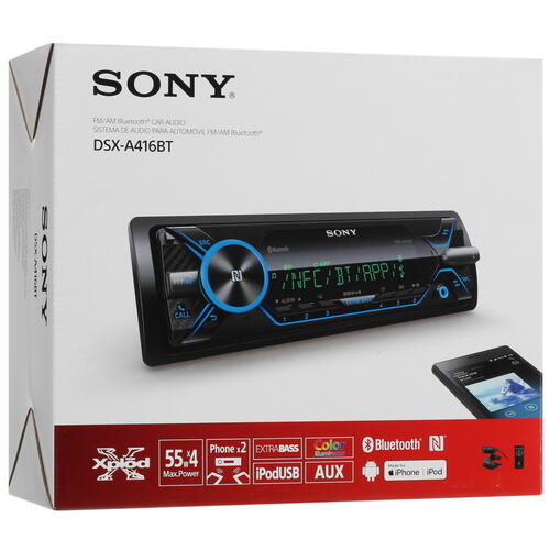 Купить Автопроигрыватель Sony DSX-A416BT  5081335. Характеристики, отзывы и цены в Донецке