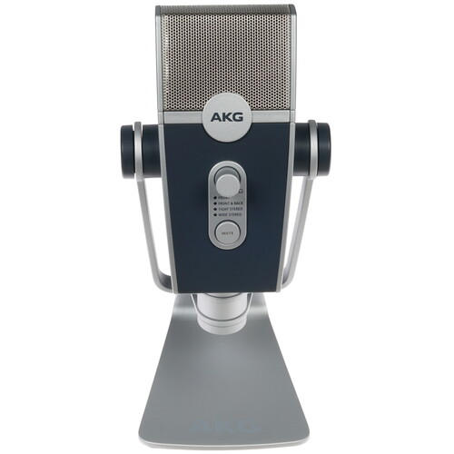 Купить Микрофон AKG C-44-USB Lyra серый  1640589. Характеристики, отзывы и цены в Донецке