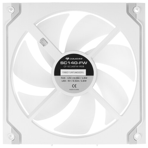 Купить Вентилятор Cougar SC140 ARGB [SC140-FW ARGB] белый  5609710. Характеристики, отзывы и цены в Донецке