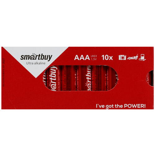 Купить Батарейка щелочная Smartbuy SBBA-3A10BX  5035477. Характеристики, отзывы и цены в Донецке