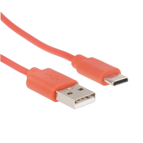 Купить Кабель круглый AKAI USB Type-C - USB 2.0 Type-A красный 1 м  9221297. Характеристики, отзывы и цены в Донецке