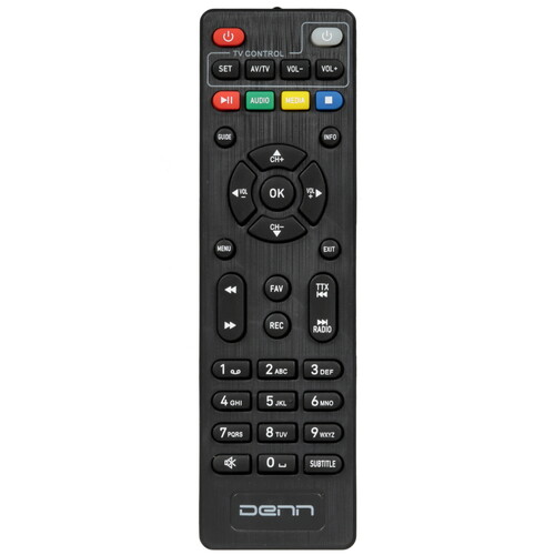 Купить Приставка для цифрового ТВ DENN DDT205 черный  5621428. Характеристики, отзывы и цены в Донецке