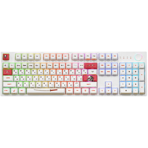 Купить Клавиатура проводная + беспроводная ARDOR GAMING Katana [AG-ZD-104GT-HS-W]  5401631. Характеристики, отзывы и цены в Донецке