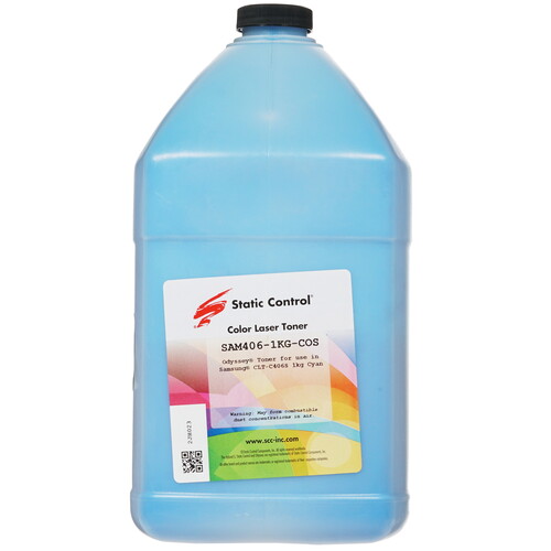 Купить Тонер Static Control SAM406-1KG-COS голубой  8159330. Характеристики, отзывы и цены в Донецке