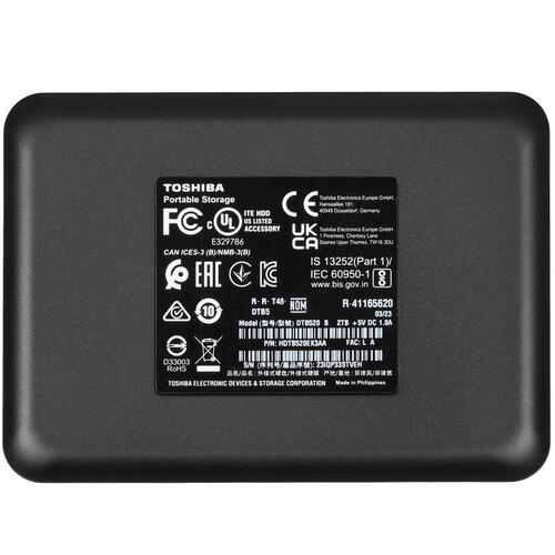 Купить 2 ТБ Внешний HDD Toshiba Canvio Basics [HDTB520EK3AA]  5412177. Характеристики, отзывы и цены в Донецке
