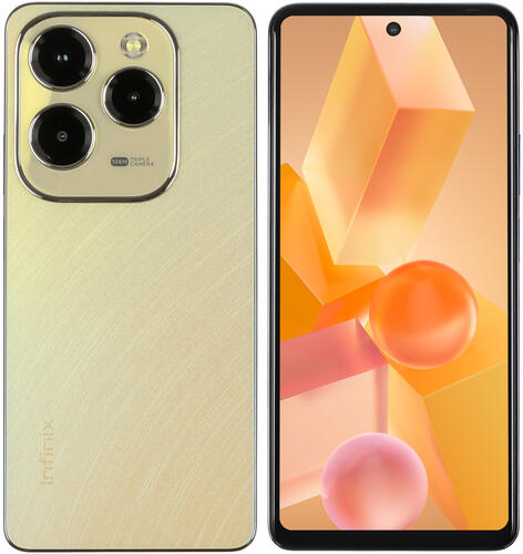 Купить 6.78" Смартфон Infinix HOT 40 Pro 256 ГБ золотистый  5438576. Характеристики, отзывы и цены в Донецке