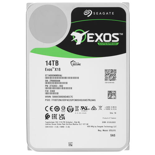 Купить LFF (3.5") Серверный HDD Seagate Exos X18  5098890. Характеристики, отзывы и цены в Донецке