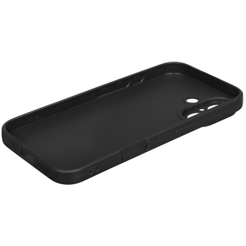Купить Накладка  LuxCase для Apple iPhone 16 черный  5637318. Характеристики, отзывы и цены в Донецке