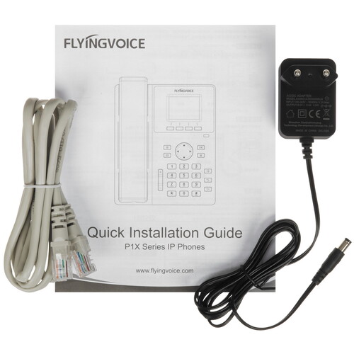 Купить Телефон VoIP Flyingvoice P10P серый  9088996. Характеристики, отзывы и цены в Донецке