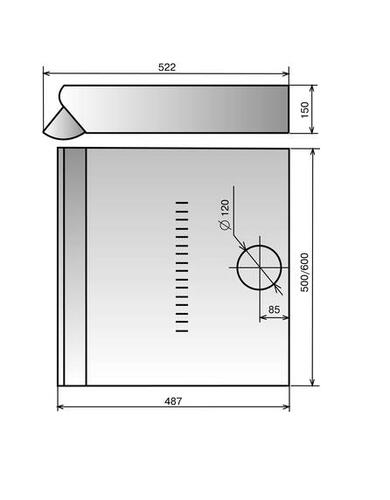 Купить Вытяжка подвесная ELIKOR Davoline 60П-290-П3Л коричневый/прозрачный  1024892. Характеристики, отзывы и цены в Донецке