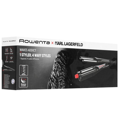 Купить Щипцы для завивки волос ROWENTA Karl Lagerfeld CF471LF0  5604241. Характеристики, отзывы и цены в Донецке
