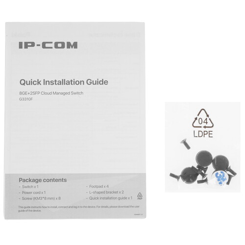Купить Коммутатор IP-COM G3310F  9914239. Характеристики, отзывы и цены в Донецке