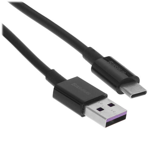 Купить Кабель круглый Baseus USB Type-C - USB 2.0 Type-A черный 1 м  4867232. Характеристики, отзывы и цены в Донецке