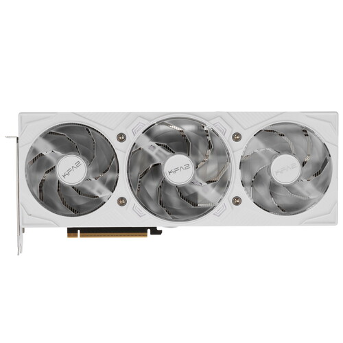 Купить Видеокарта KFA2 GeForce RTX 5070 ROCK(X) OC 3FAN RGB White  5621522. Характеристики, отзывы и цены в Донецке