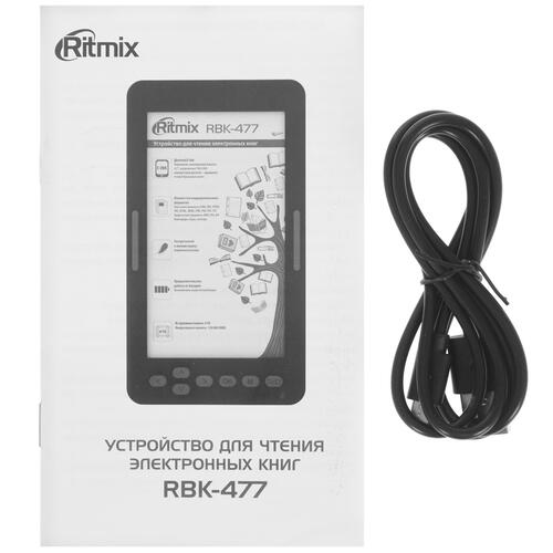Купить 4.7" Электронная книга Ritmix RBK-477 черный  9954721. Характеристики, отзывы и цены в Донецке