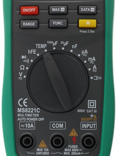 Купить Мультиметр Mastech MS8221C  1064136. Характеристики, отзывы и цены в Донецке