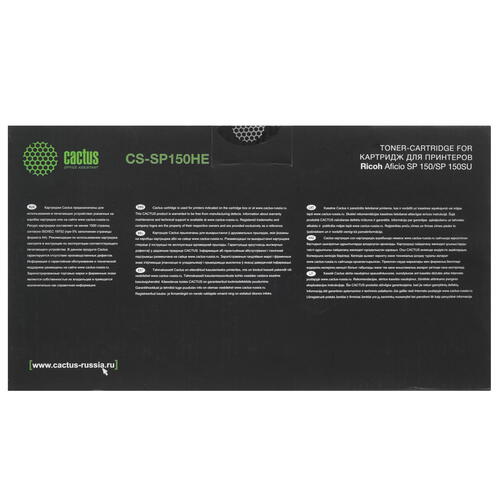 Купить Тонер-картридж лазерный Cactus CS-SP150HE черный, с чипом  1327518. Характеристики, отзывы и цены в Донецке