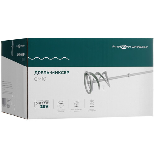 Купить Дрель-миксер FinePower OneBase CM10 OneBase20 , Без АКБ  4891705. Характеристики, отзывы и цены в Донецке