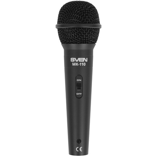 Купить Микрофон SVEN MK-110 черный  9201302. Характеристики, отзывы и цены в Донецке