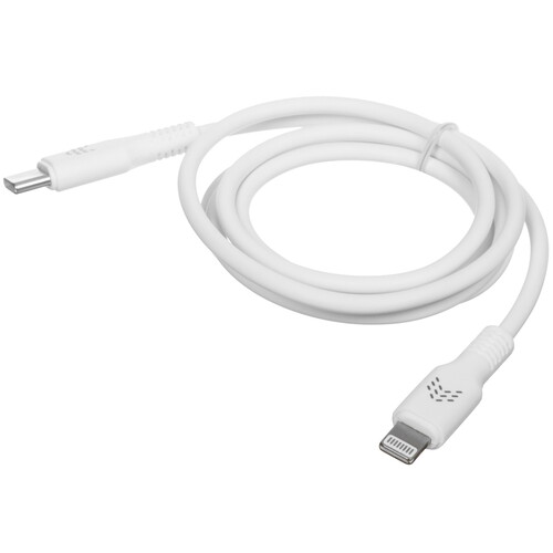 Купить Кабель круглый Rocket Lightning 8-pin - USB Type-C белый 1 м  5466184. Характеристики, отзывы и цены в Донецке