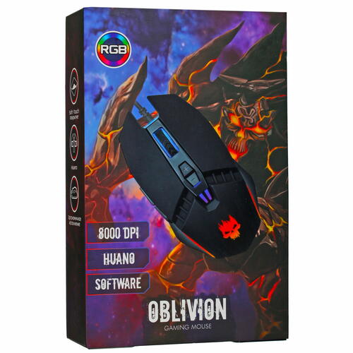 Купить Мышь проводная DEXP Oblivion  черный  4870789. Характеристики, отзывы и цены в Донецке