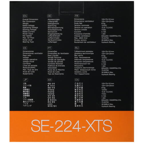 Купить Кулер для процессора ID-COOLING SE-224-XTS  5073919. Характеристики, отзывы и цены в Донецке