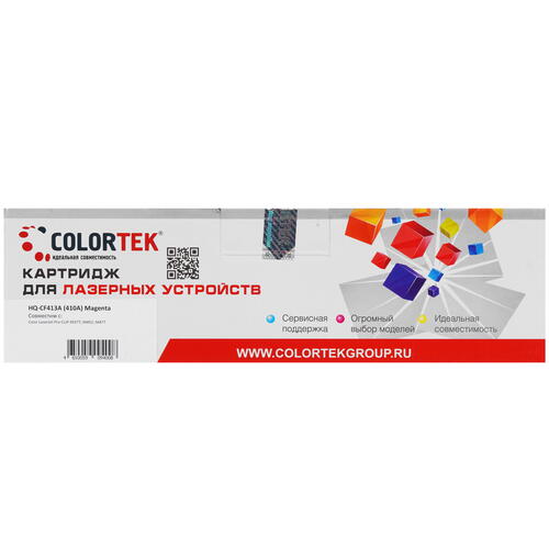 Купить Картридж лазерный Colortek CF413A (410A) M пурпурный  5367131. Характеристики, отзывы и цены в Донецке