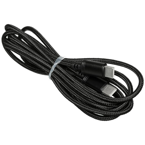 Купить Кабель круглый Hoco USB Type-C - USB Type-C черный 2 м  5635399. Характеристики, отзывы и цены в Донецке