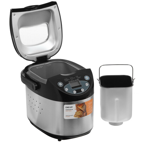 Купить Хлебопечь DEXP DBM-900G серый  9153539. Характеристики, отзывы и цены в Донецке