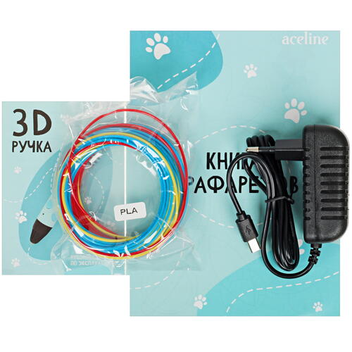 Купить Набор для творчества с 3D-ручкой Aceline P11 Tiger  голубой  5403474. Характеристики, отзывы и цены в Донецке