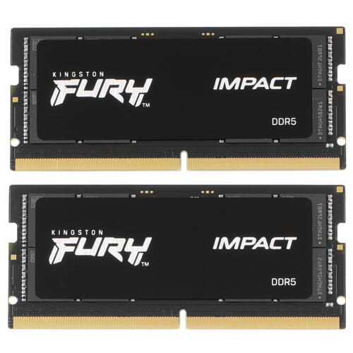 Купить Оперативная память SODIMM Kingston FURY Impact [KF556S40IBK2-64] 64 ГБ  5092003. Характеристики, отзывы и цены в Донецке