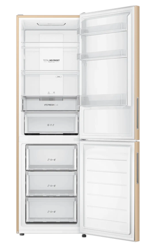 Купить Холодильник с морозильником   Haier CEF536CGG золотистый  9291524. Характеристики, отзывы и цены в Донецке