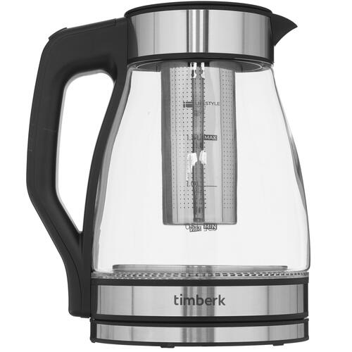 Купить Электрочайник Timberk T-EK27G02 черный  9091197. Характеристики, отзывы и цены в Донецке