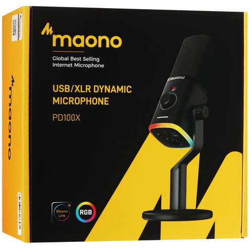 Купить Микрофон Maono PD100X черный  5623725. Характеристики, отзывы и цены в Донецке
