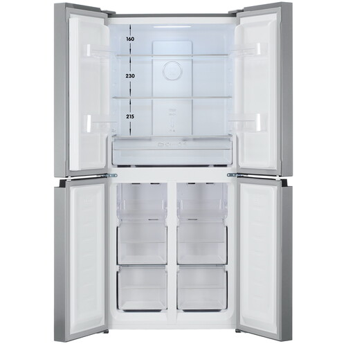 Купить Холодильник Side by Side   Harper RH6966BI серебристый  9197177. Характеристики, отзывы и цены в Донецке