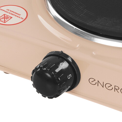 Купить Плита компактная электрическая ENERGY EN-901Е бежевый  5359392. Характеристики, отзывы и цены в Донецке