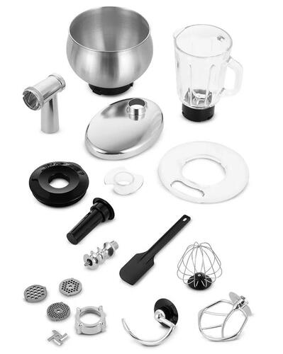 Купить Кухонная машина Kitfort KT-3471 серебристый  9117560. Характеристики, отзывы и цены в Донецке