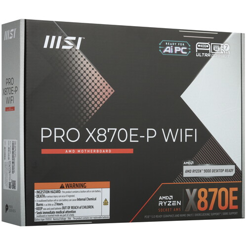 Купить Материнская плата MSI PRO X870E-P WIFI  5630001. Характеристики, отзывы и цены в Донецке