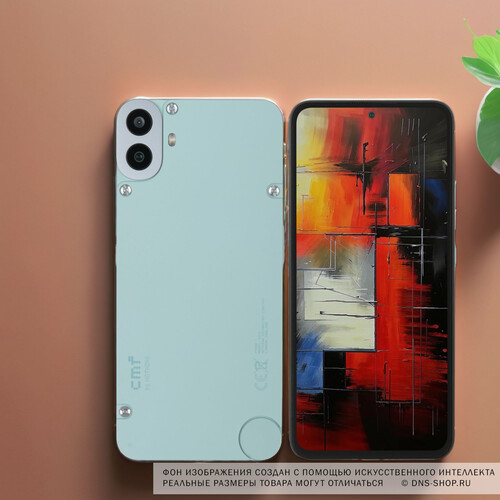 Купить 6.67" Смартфон CMF Phone 1 128 ГБ зеленый  5475821. Характеристики, отзывы и цены в Донецке