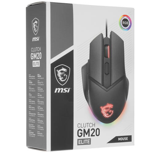 Купить Мышь проводная MSI Clutch GM20 Elite  5309721. Характеристики, отзывы и цены в Донецке